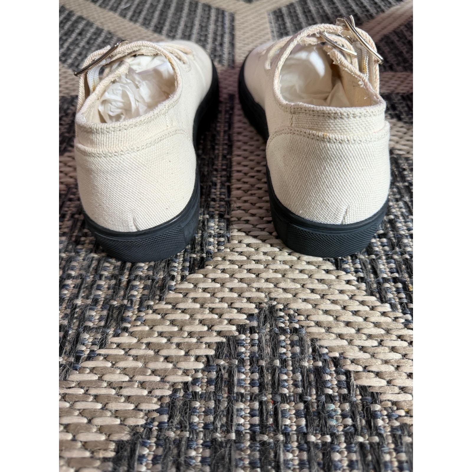 Caron Callahan Simona Sneakers In Cream Canvas Size 36 — image 5 of 8